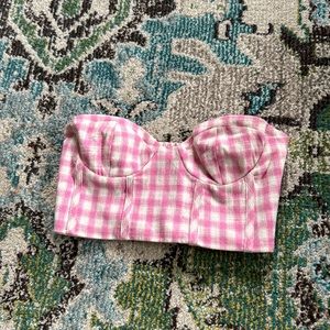 Zara corset top cropped size S